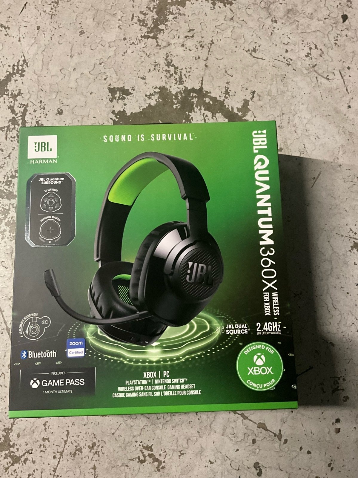 JBL Quantum 360x Wireless Over-Ear Xbox Gaming Headset