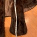 Genuine Mink Fur Stole Cape Coat MJT Monogram VTG