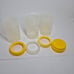 VTG Playtex Baby Bottle Yellow Design Drop Ins 4 Ounce Flat Cap Lot Of 3