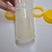 VTG Playtex Baby Bottle Yellow Design Drop Ins 4 Ounce Flat Cap Lot Of 3