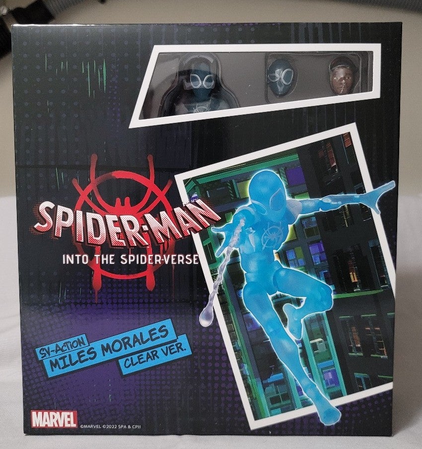 Sentinel SV-Action Miles Morales Spider-Man: Into The Spider-Verse Clear Version