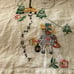5 Vintage Husk & Damask Tea Towels