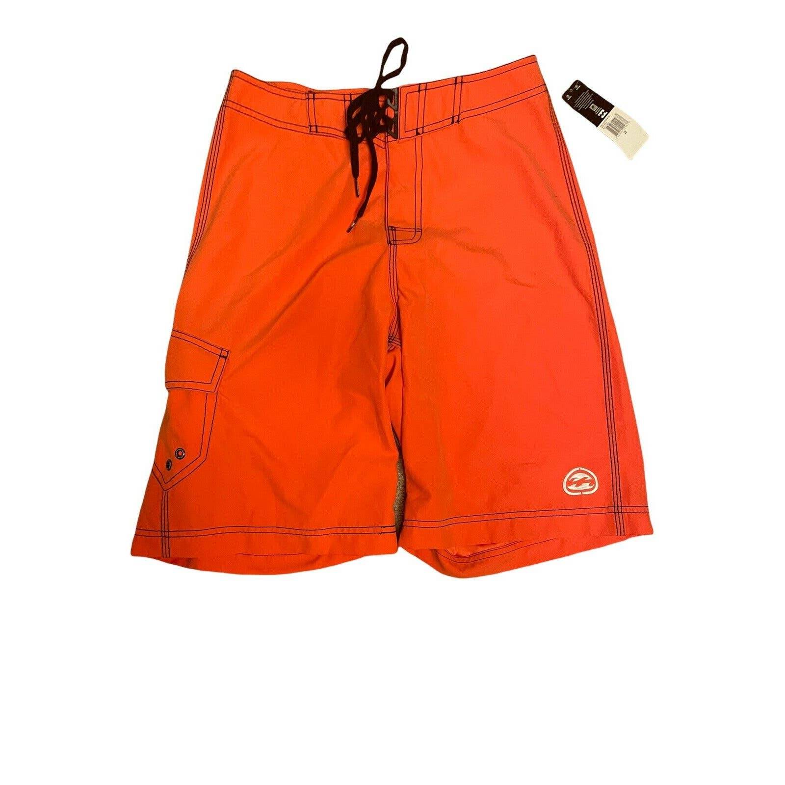 Billabong Men’s NEW Board Shorts Size 28 Orange and Black