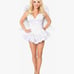 Daisy corsets white mini dress