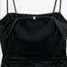 ZARA BLOGGER FAVORITE SATIN EFFECT CUT OUT MIDI DRESS