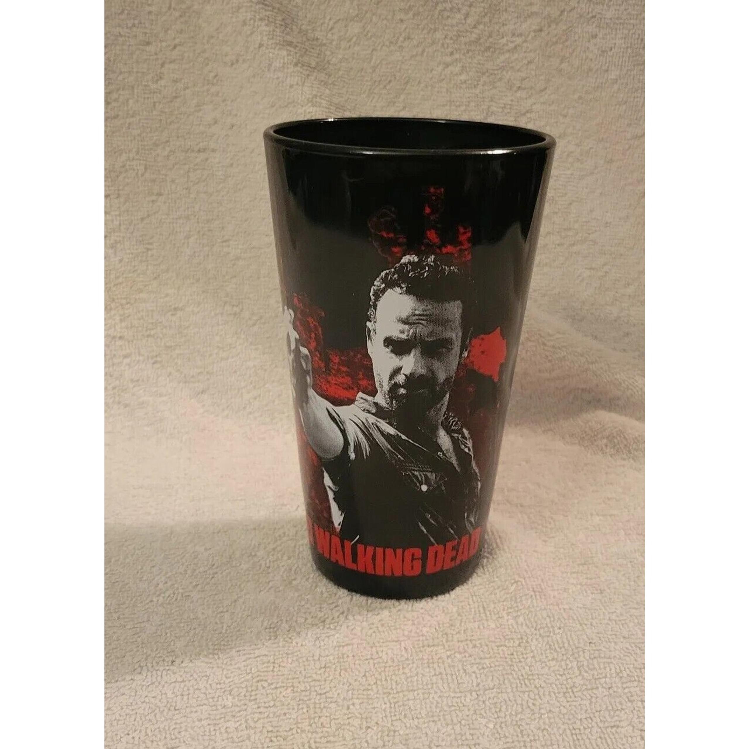 Rick Grimes The Walking Dead Collectible Drinking Glass Just Funky