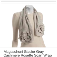 Magaschoni cashmere scarf purple