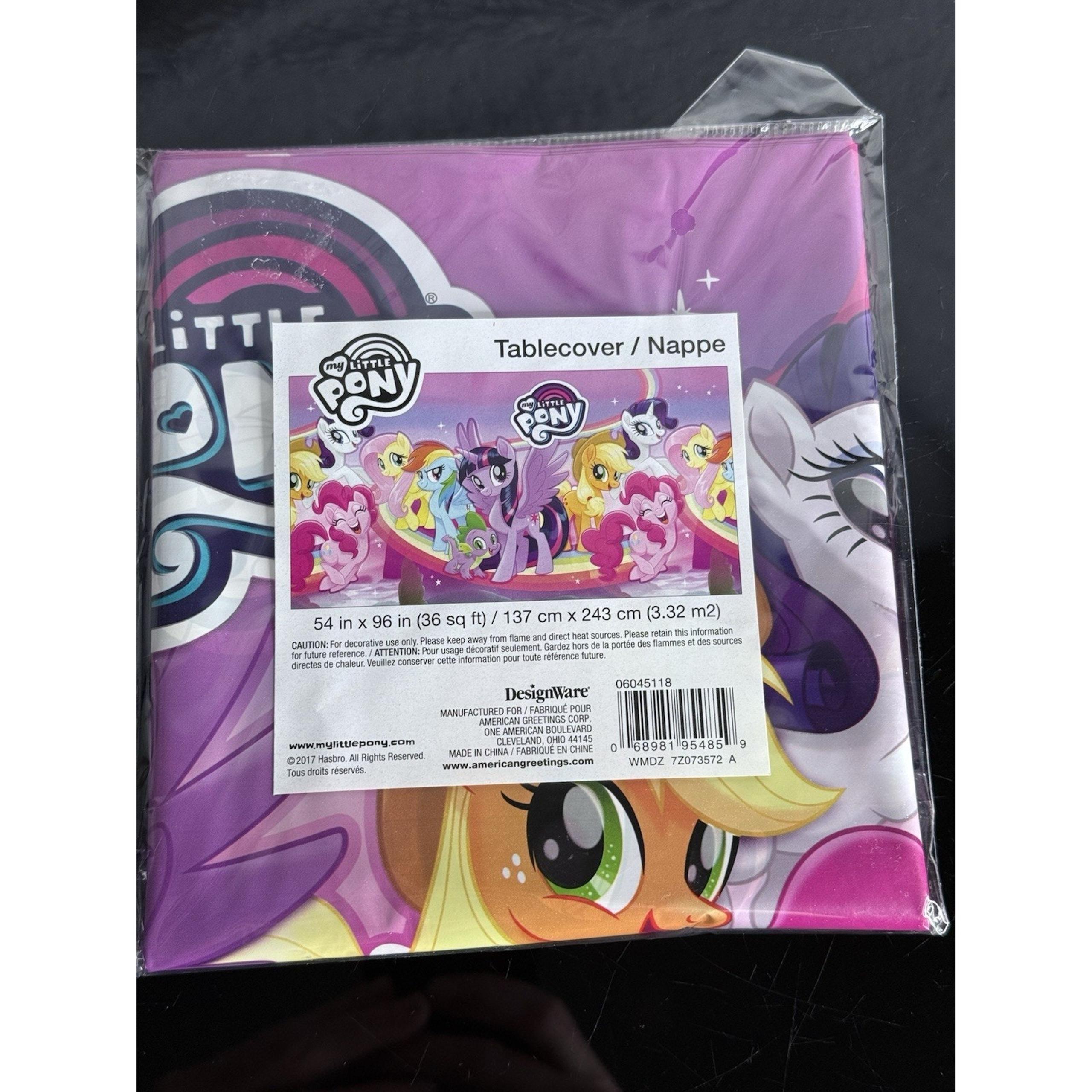 My Little Pony The Movie Birthday Party Plastic Tablecover 54"x96"