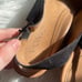 Vionic Black & Tan Carolina Slingback Wedges Shoes Women’s Size 9.5