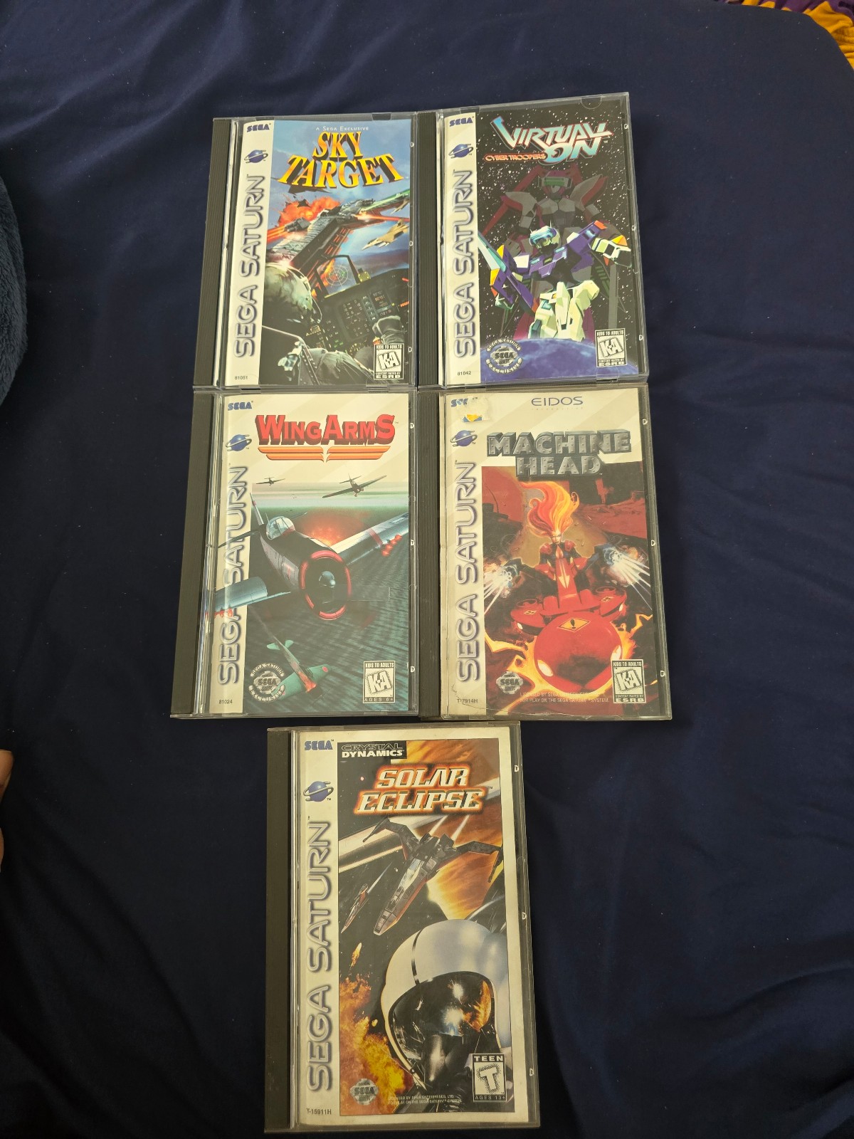 Sega saturn video game lot