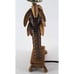 Vintage Wood Palm Tree Table Lamp No Shade Tropical 90s Safari Sculpted 16