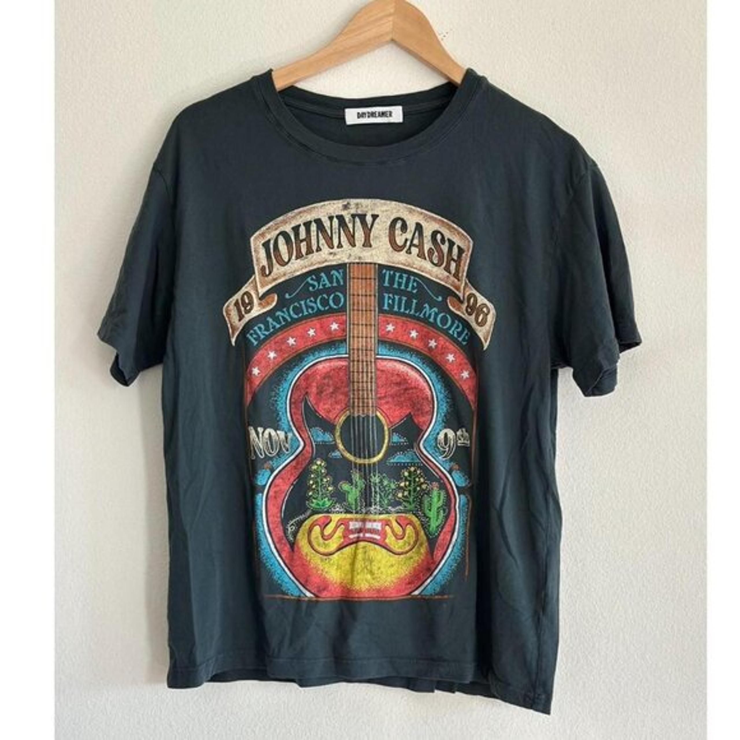 Daydreamer Johnny Cash Graphic Tee, Size Small