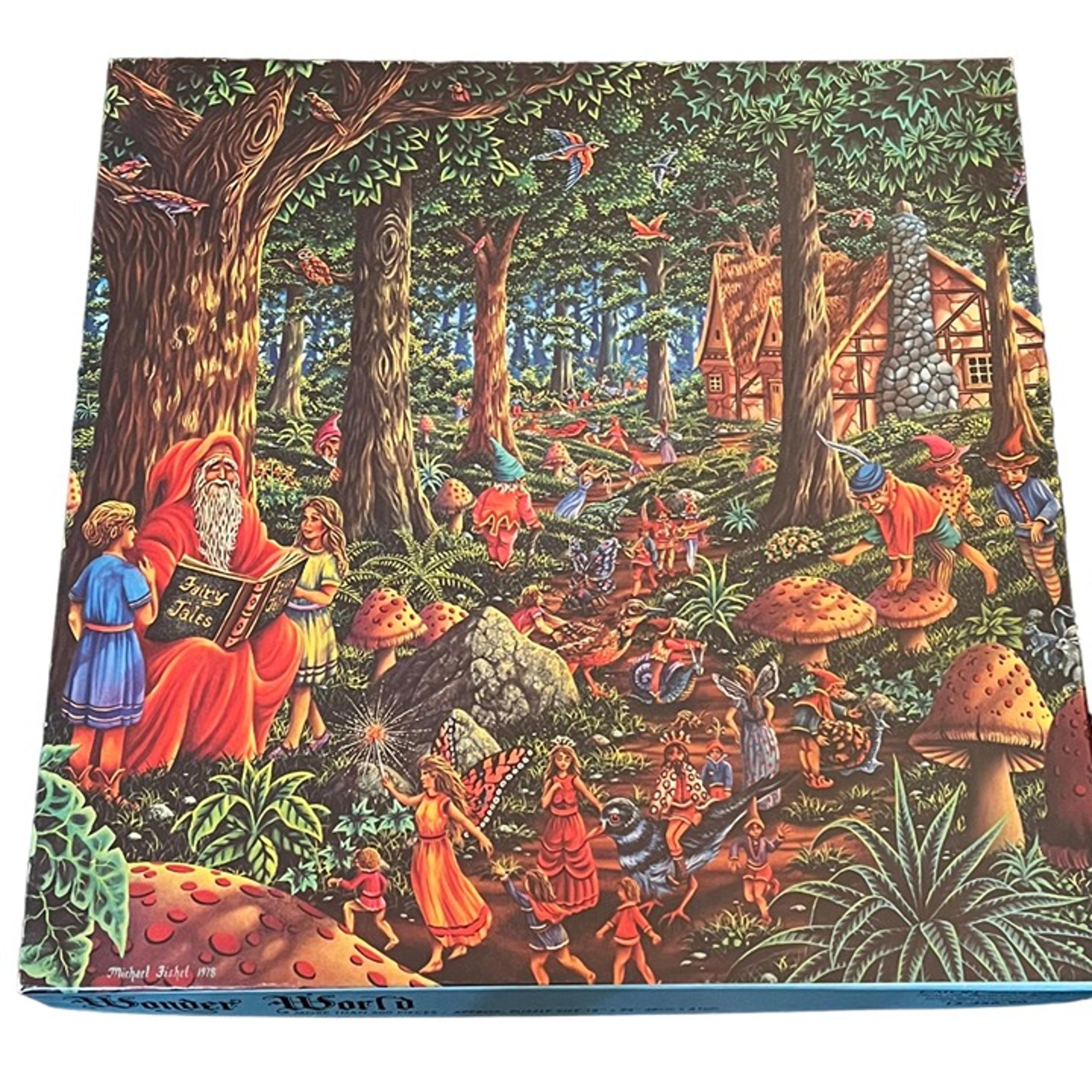 Wonder World Eaton Vintage Fairies Elves Jigsaw Puzzle