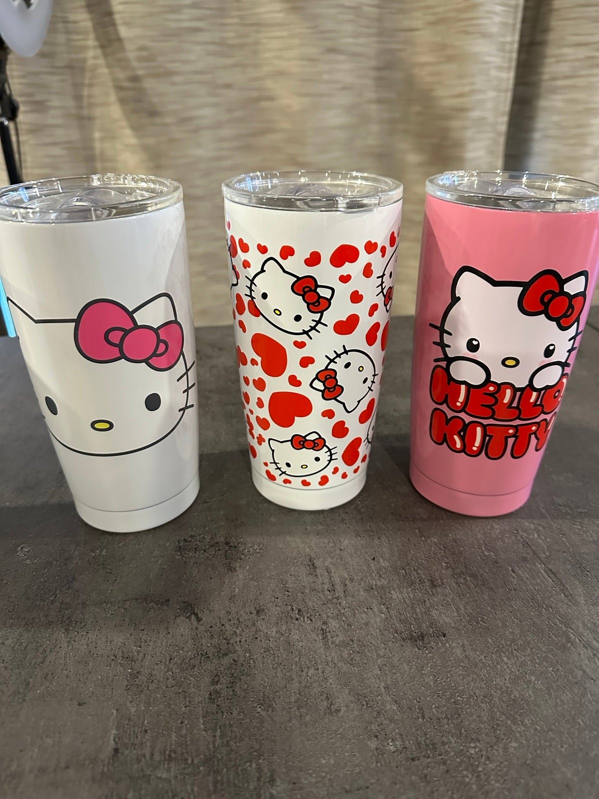 Hello Kitty valentines Tumbler Bundle (3 tumblers)