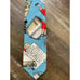 Vintage Buster Brown & Tige Men’s Aqua Blue Red Cartoon Strip Tie Rare