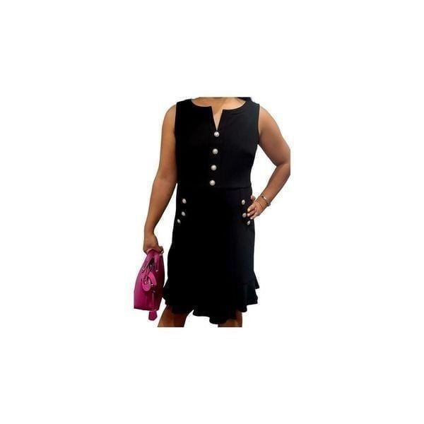 Karl Lagerfeld Paris size 10 black dress.