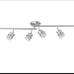 Globe Electric 4 ft. Kearney 6-Light Brushed Nickel Foldable Track Lighting