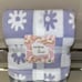 1-NWT MELOW & MOD DOBLE LAYER REVERSIBLE DAYSY DESIGN QUEEN SIZE BLANKET