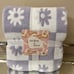 1-NWT MELOW & MOD DOBLE LAYER REVERSIBLE DAYSY DESIGN QUEEN SIZE BLANKET