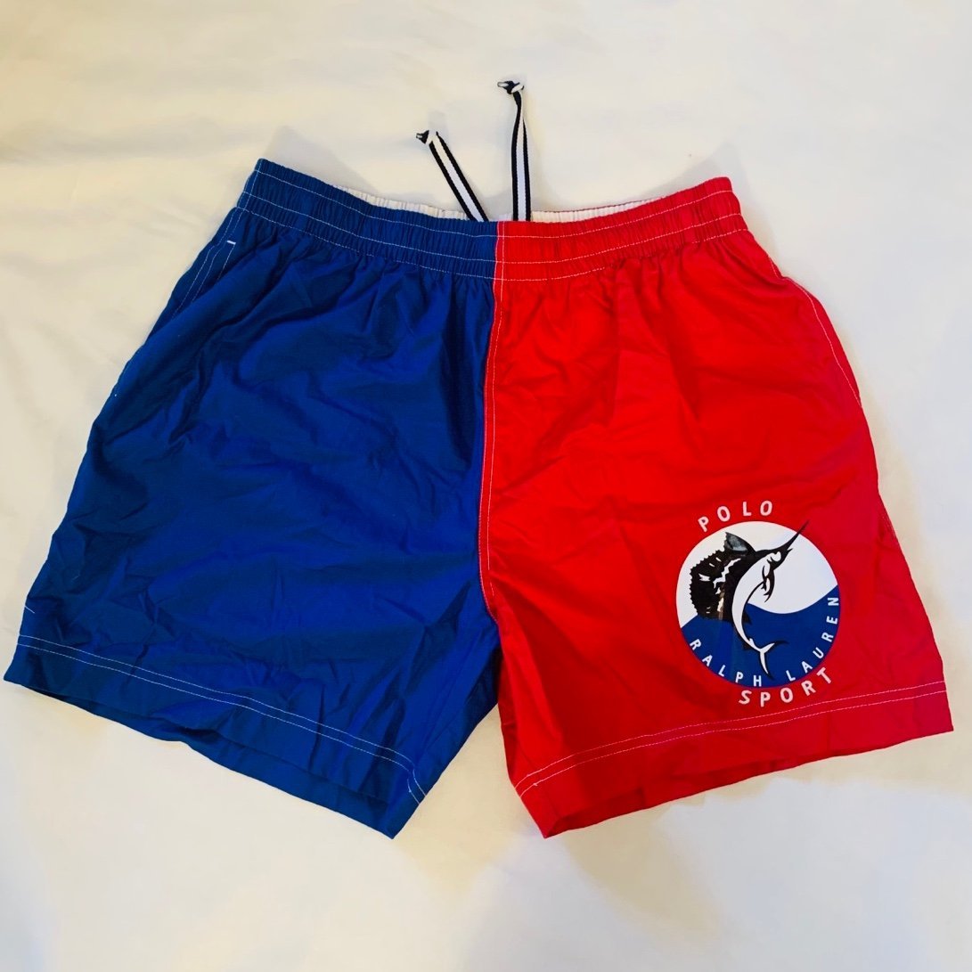 Vintage 90’s RALPH LAUREN POLO SPORT Swim Trunks