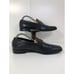 Giorgio Armani Round Moc Toe Metal Bit Slip-On Loafer Black Men's US 6