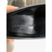 Giorgio Armani Round Moc Toe Metal Bit Slip-On Loafer Black Men's US 6