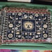 Set of 7 90s celestial woven double sided placemats