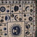 Set of 7 90s celestial woven double sided placemats