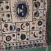 Set of 7 90s celestial woven double sided placemats