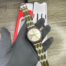 NEW✅LIMITED EDITION✅ Swatch Originals FISCHGRAT 41mm Brown Unisex Watch SUOC706