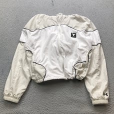 Under Armour x Project Rock Brahma Hoodie Jacket Women's S Full Zip Pocket Tan