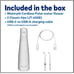 New Waterpik Cordless Pulse Rechargeable Water Flosser for Teeth, White- WF-20