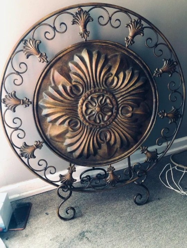 Massive Bronze Decor Sun Dial