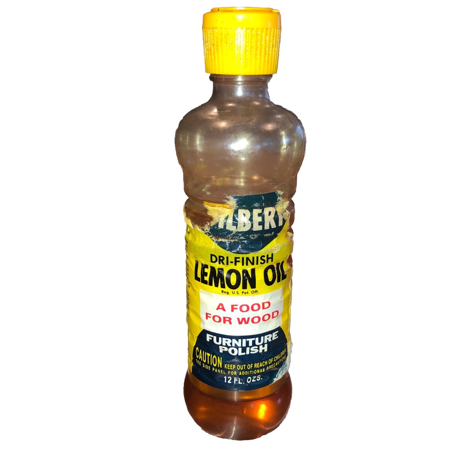 Wilbert DRI-Finish Lemon Oil A food For Wood Panels And Wood Furniture PolishVTG