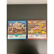 Buffalo Games and Puzzles, Charles Wysocki Victorian Street & Butternut Farms