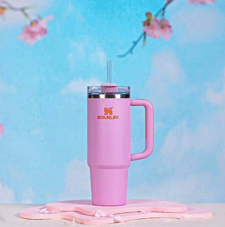 LIKE New Target Stanley Summer Amethyst Flowstate H2.O Quencher 40oz Tumbler