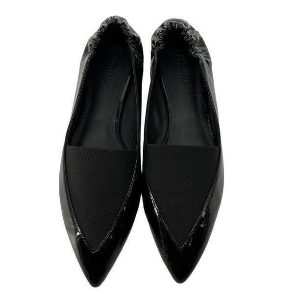 Mercedes Castillo Black Pointed Toe Flats