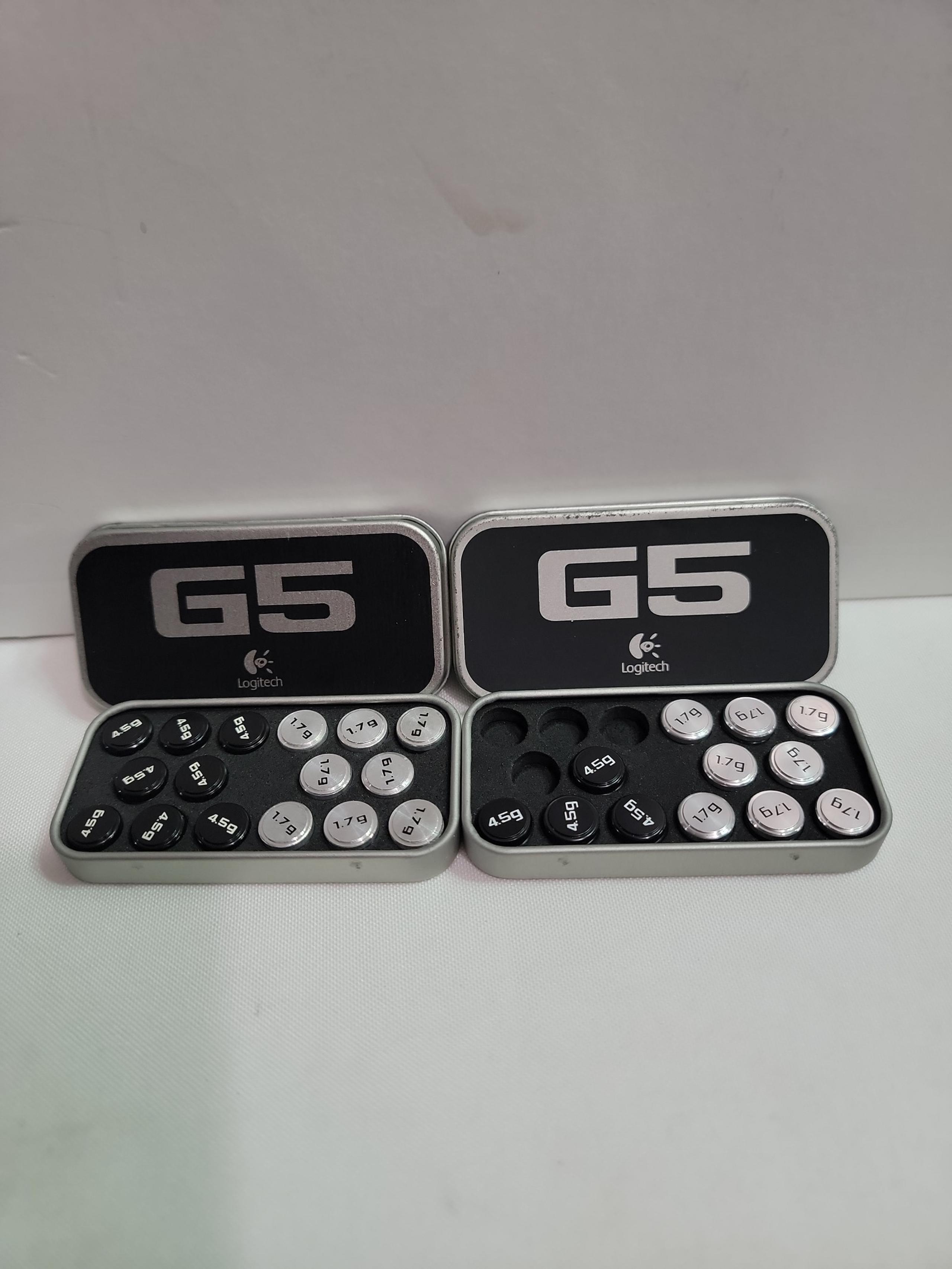 E2 Logitech G5 Gaming Mouse 1.7g & 4.5g Weights with Case