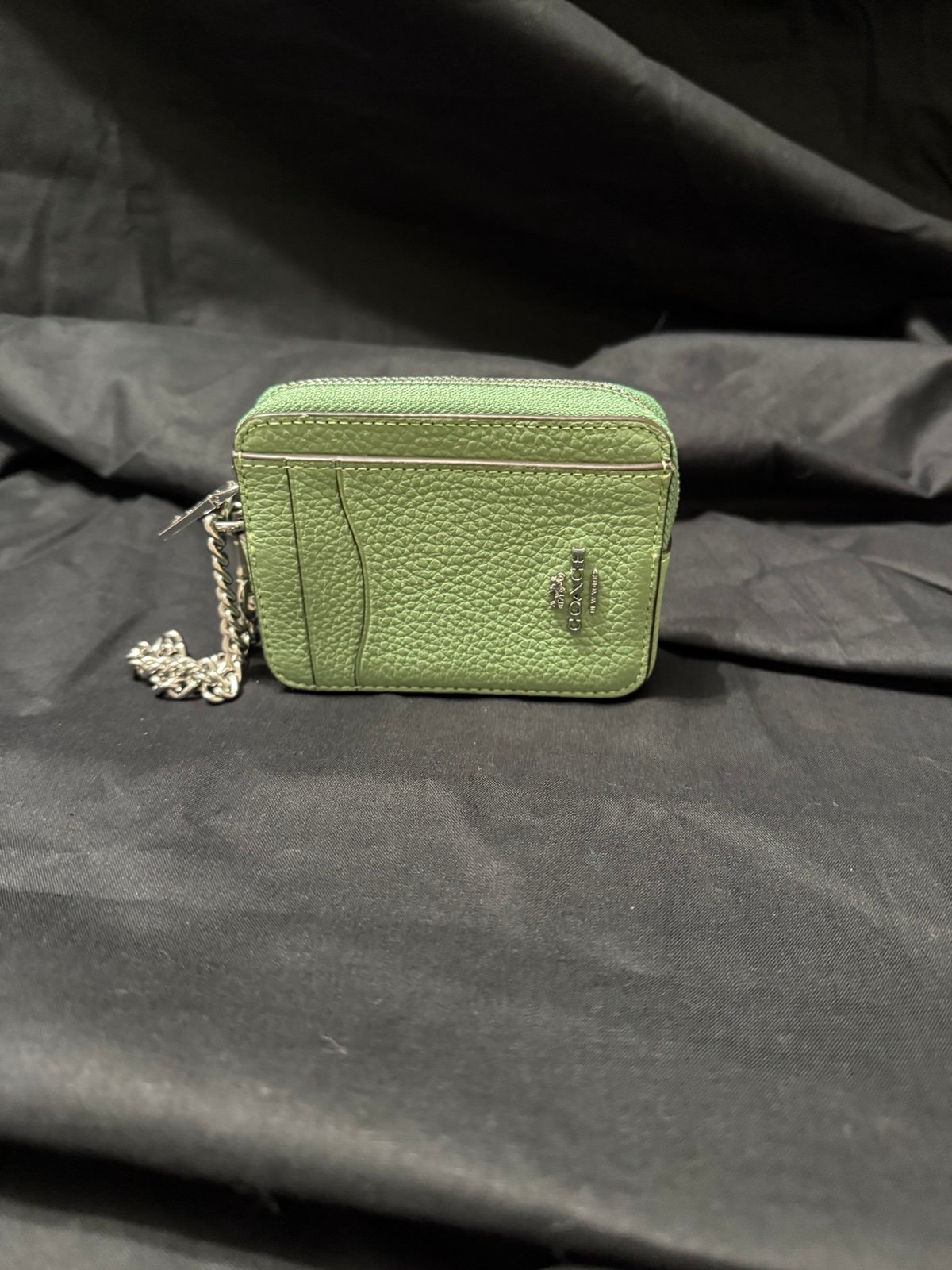 Coach zip card case wallet