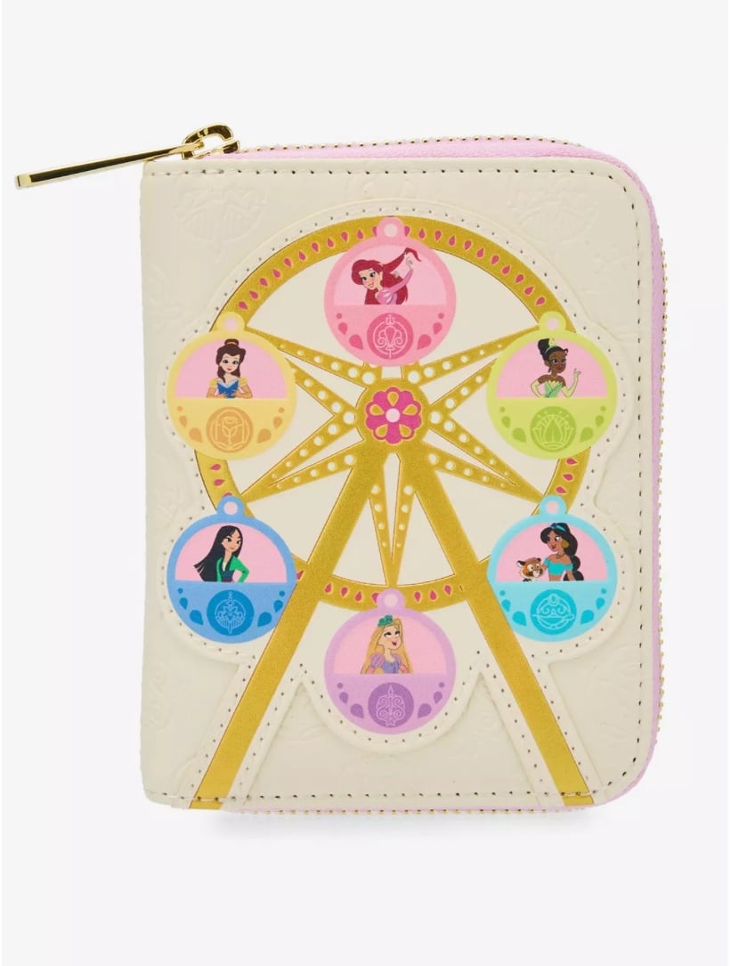Loungefly Disney Princess Ferris Wheel Small Zip Wallet NWT