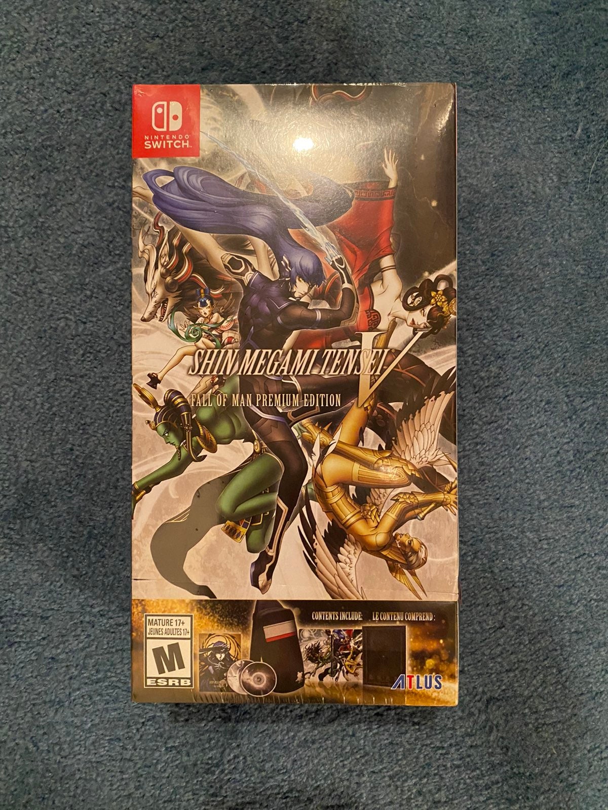 Shin Megami Tensei V Premium Edition Nintendo Switch Hand Book Sling bag Soundtr