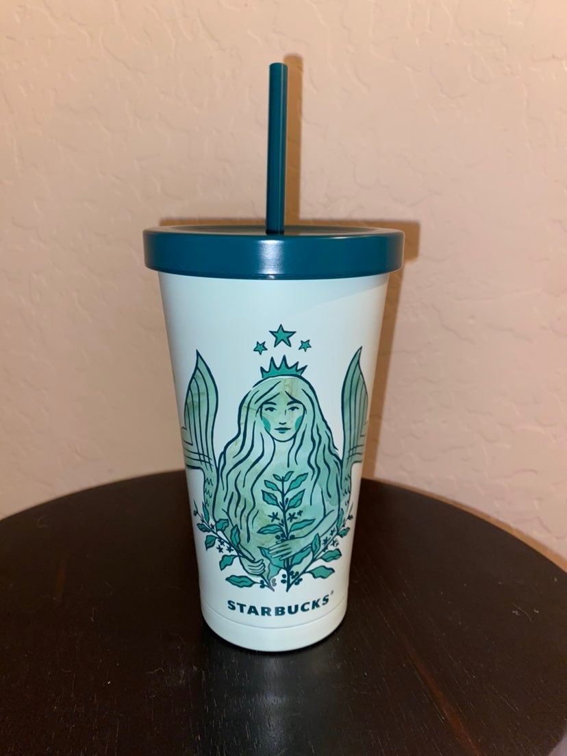 Starbucks Europe Stainless Steel Siren 50 th Anniversary tumbler