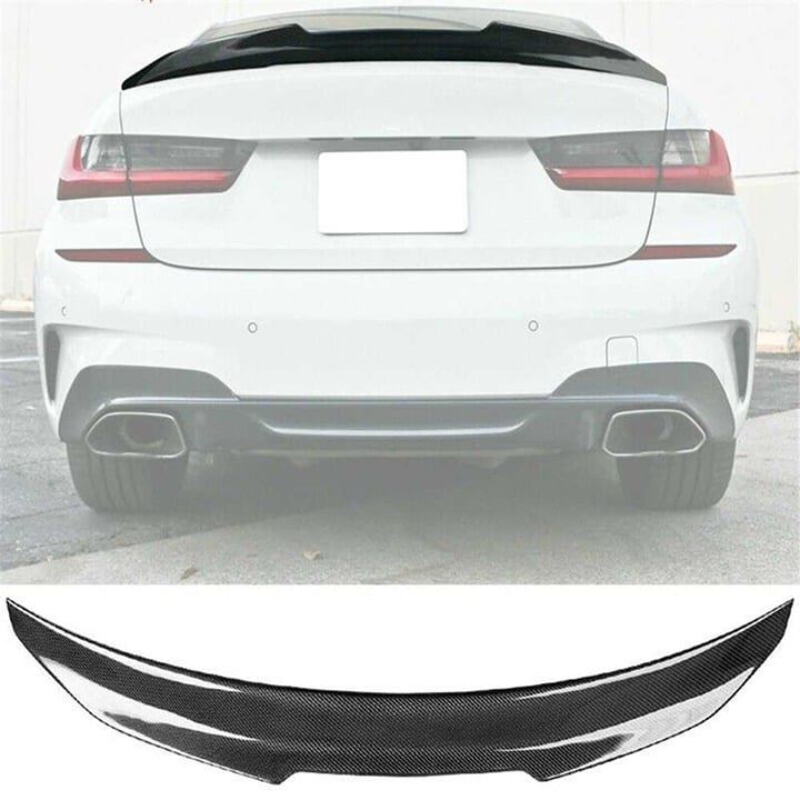 2020 For BMW 3 Series G20 Rear Spoiler PG PSM Style Gloss Black Wing Brand New