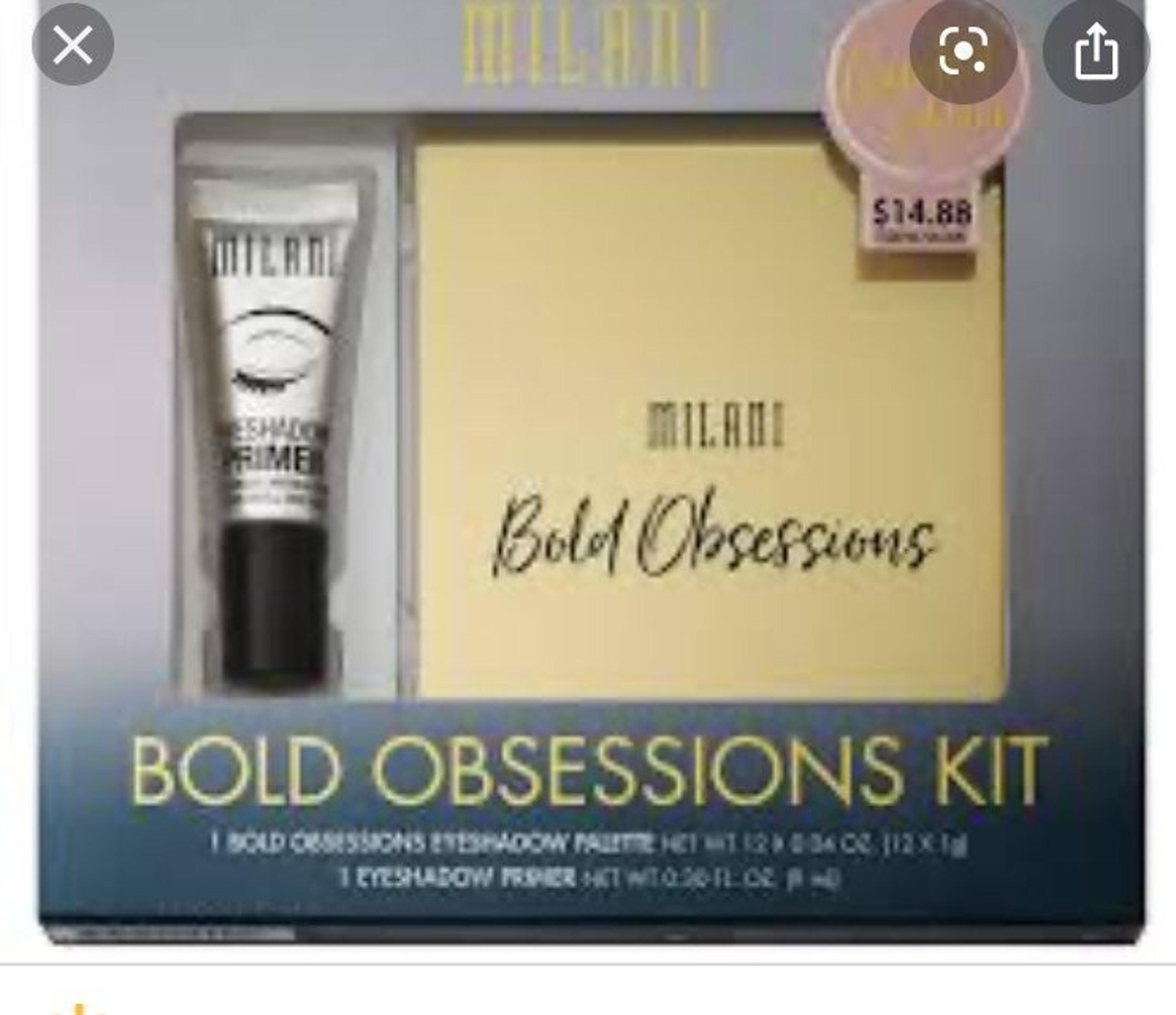 Milani bold obsessions  make up set with