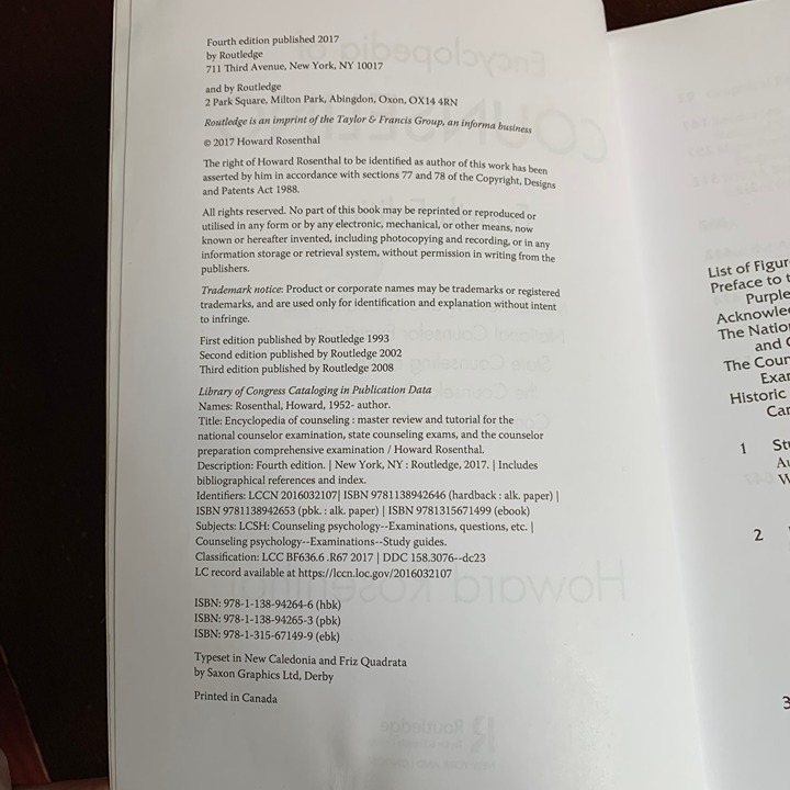Encyclopedia of Counseling