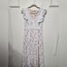 Lulu's This Moment in Time White Lace Ruffled Maxi Dress S Wedding Bridal Party
