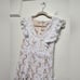 Lulu's This Moment in Time White Lace Ruffled Maxi Dress S Wedding Bridal Party