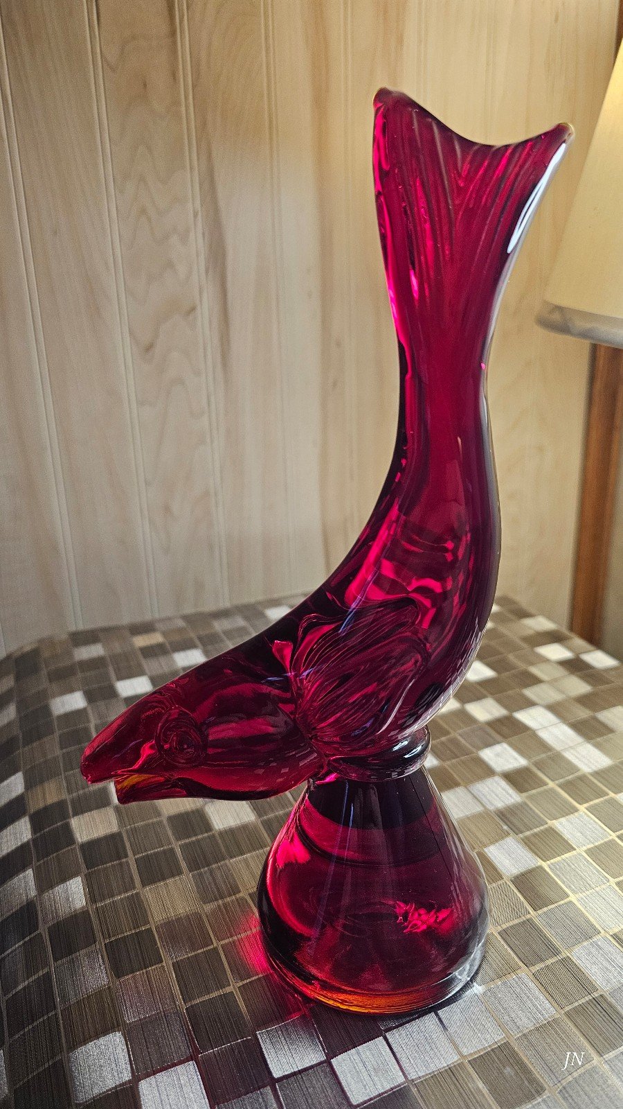 Viking Glass Fish Trout - Extremely Rare Ruby!