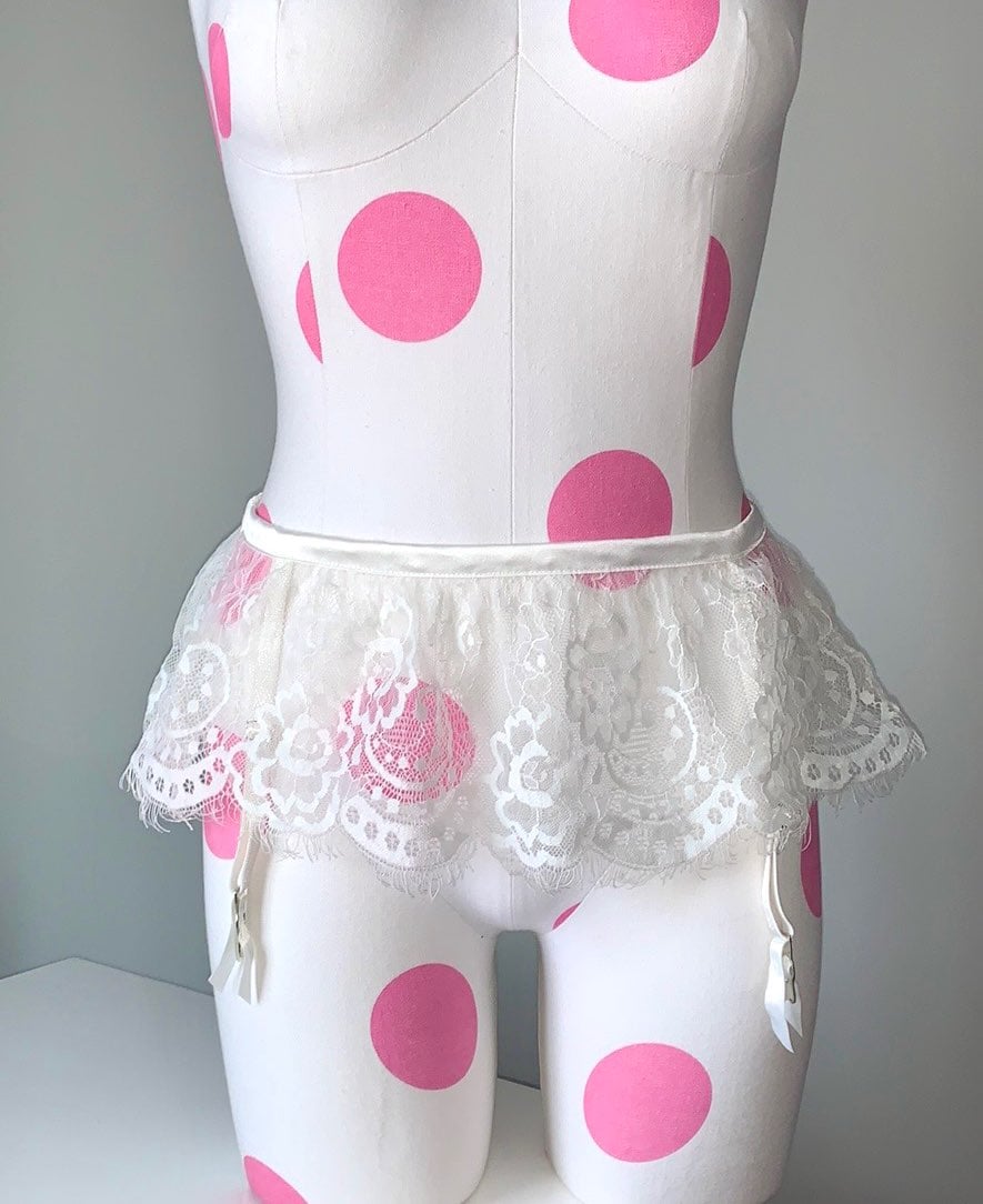 Victoria’s Secret Lace Garter Tutu Skirt