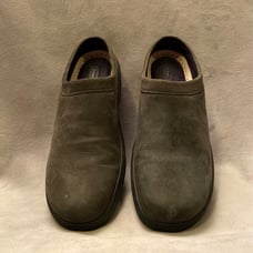Rockport Womens Green Suede Slip on Mules 8M
